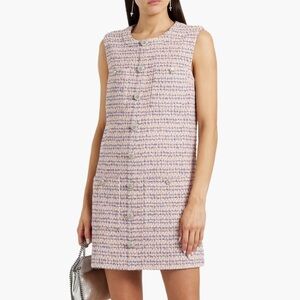 NWT Veronica Beard Laurel cotton-blend tweed minidress